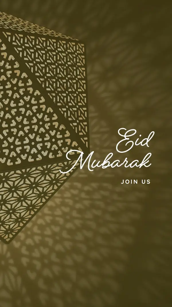 Celebrating Eid brown modern-simple