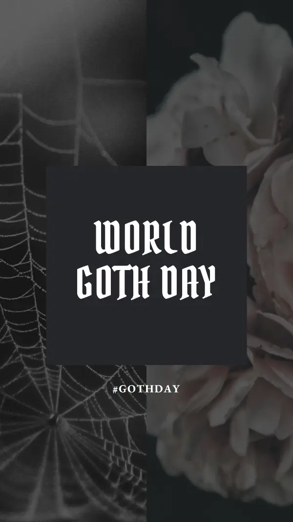 For the love of goth black modern-simple