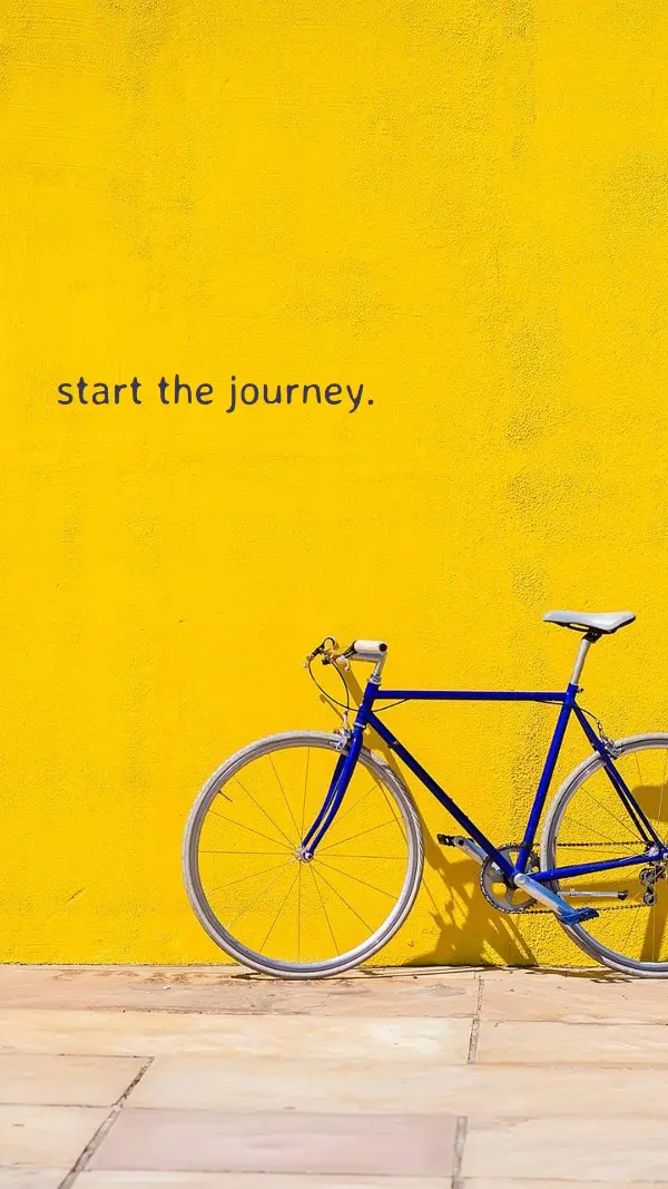 Along for the ride yellow modern-simple