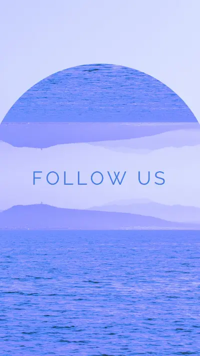 Follow the leader blue modern-simple