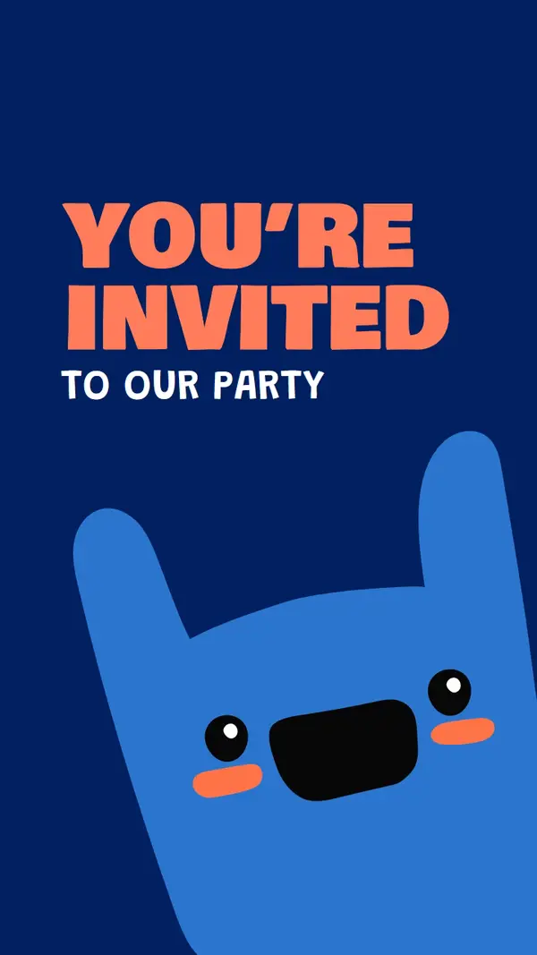 You're invited to our party