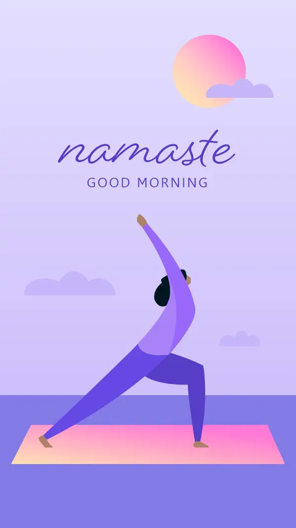 Namaste good morning