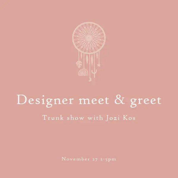 Meet & greet pink organic-boho