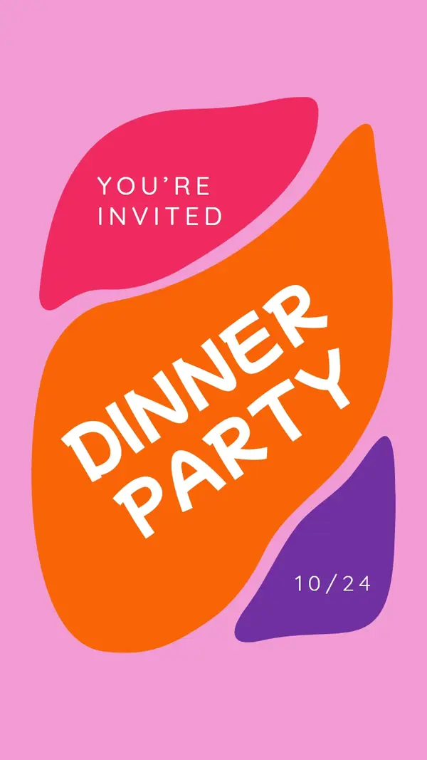 You're invited to a dinner party