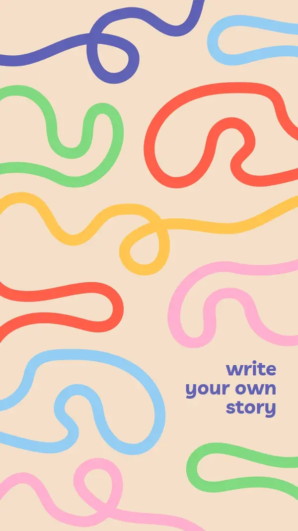 Write your own story Yellow