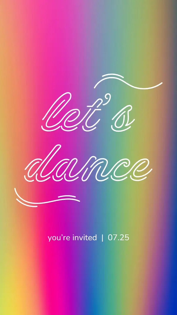 Let's dance, you are invited
