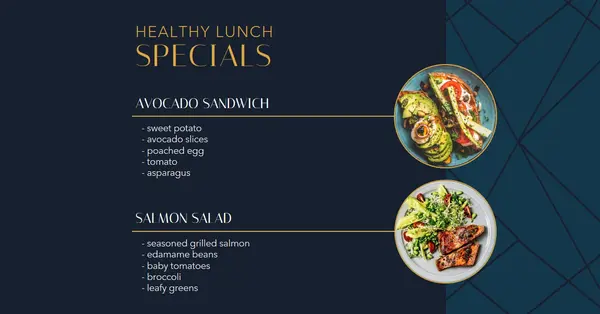 Healthy lunch specials
