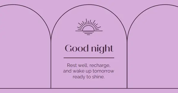 Rest well and recharge