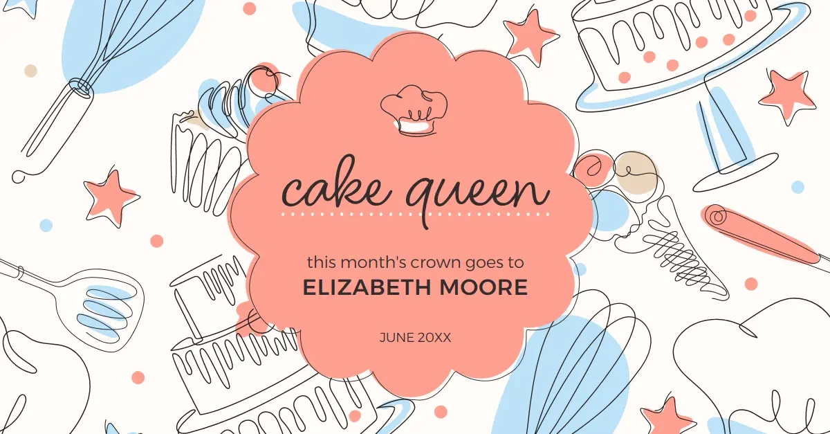 Monthly cake queen