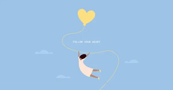 Follow your heart Blue