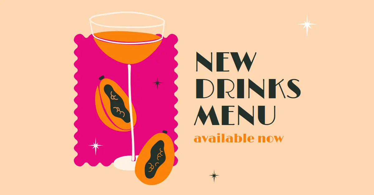 New drinks menu