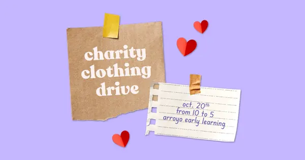 Charity clothing drive