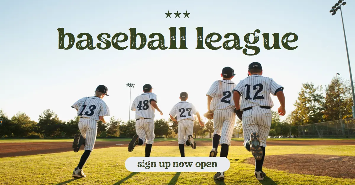 Baseball league now open