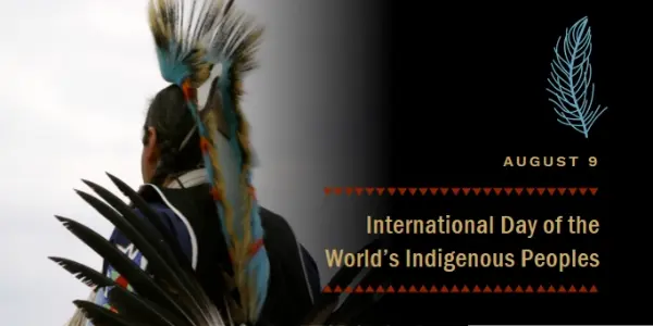 Indigenous peoples of the world white modern-simple