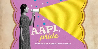 Empowering queer Asian voices brown vintage-retro
