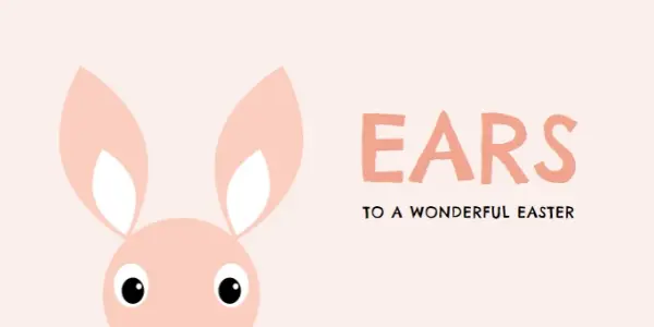 Ear-resistible Easter pink whimsical-color-block