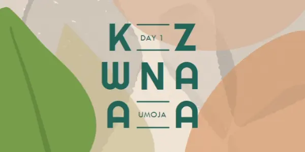 Umoja for Kwanzaa brown organic-simple