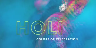 Colors of celebration blue modern-bold