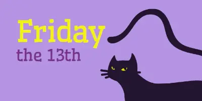 Feline lucky purple organic-simple