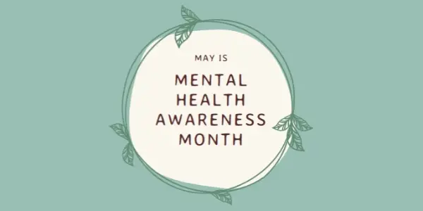 Honor mental health awareness green organic-simple