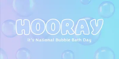 Bubble up blue modern-simple
