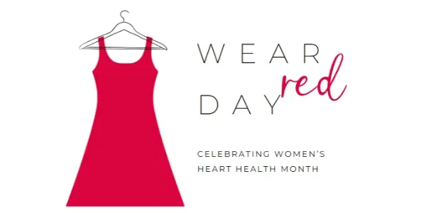 Celebrate Women's Heart Health Month white whimsical-line