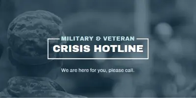 Support veterans gray modern-simple