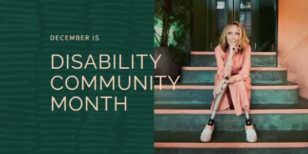 Celebrating Disability Community Month green modern-simple