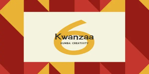 Creativity for Kwanzaa red modern-geometric-&-linear