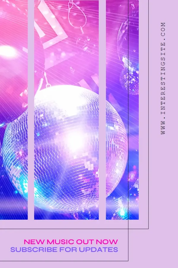 Disco daydream purple modern-bold