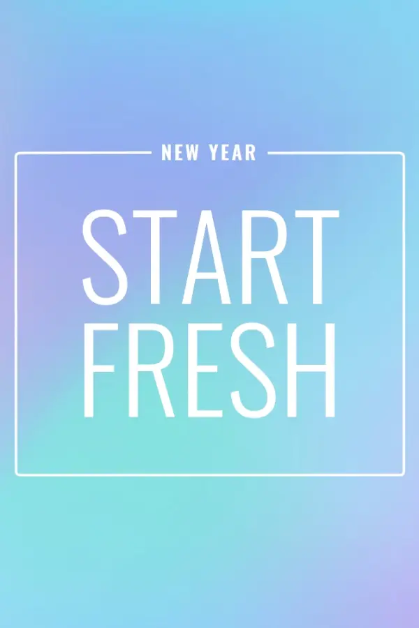 Fresh start blue modern-bold