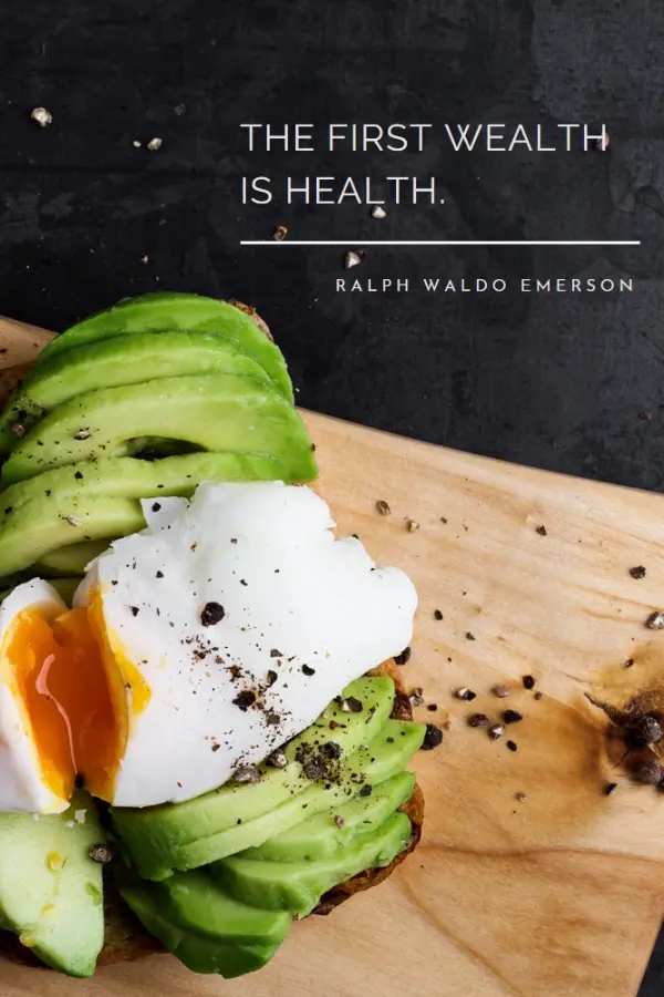 Health is wealth black modern-simple