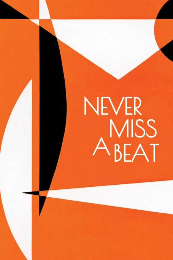 Never miss a beat orange vintage-retro