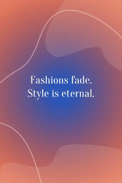 Eternal style orange whimsical-line