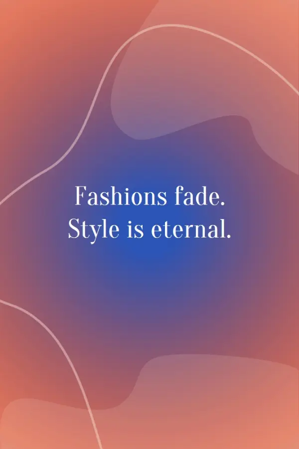 Eternal style orange whimsical-line