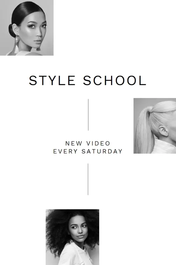 Style school white modern-simple