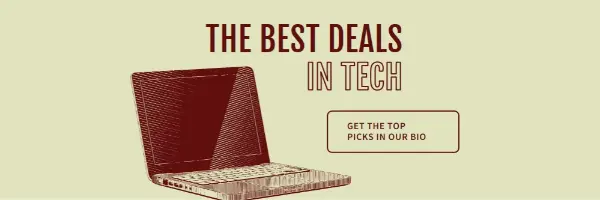 Big tech deal green vintage-retro