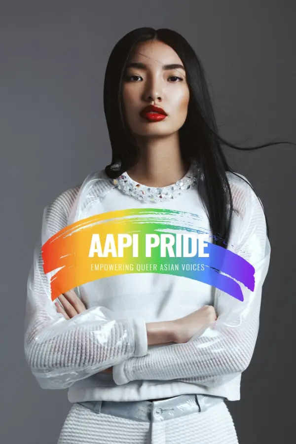 AAPI Pride gray modern-bold