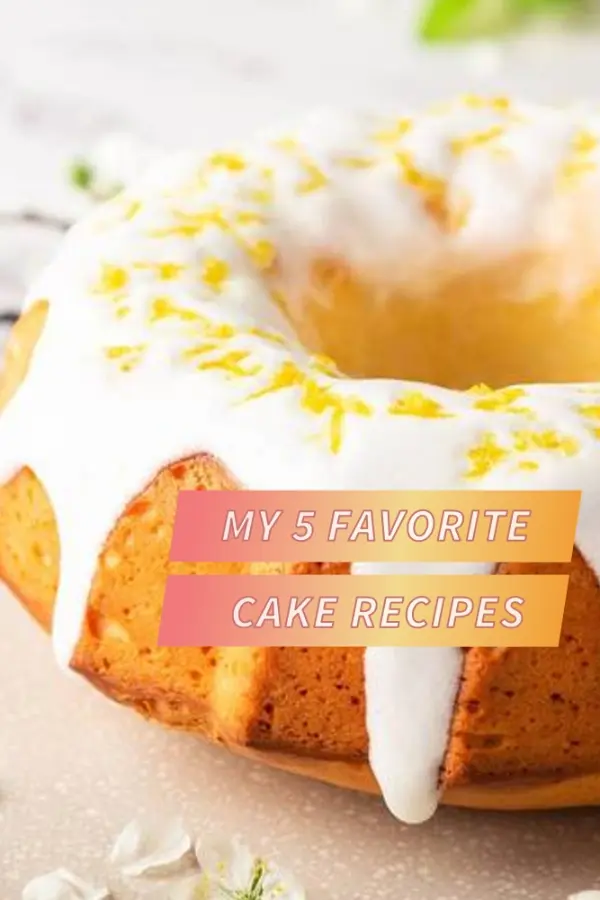 Favorite cakes yellow modern-simple