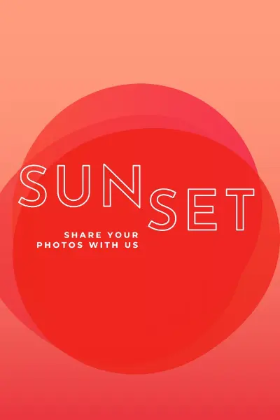 Sundown share sesh red modern-simple