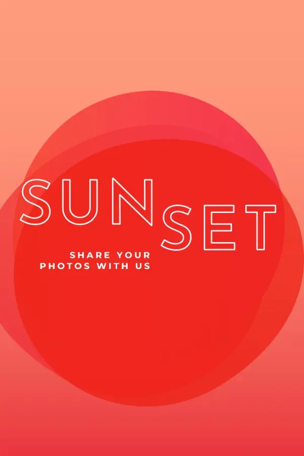 Sundown share sesh red modern-simple