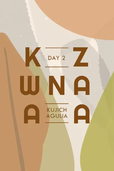 Kujichagulia for Kwanzaa brown organic-simple