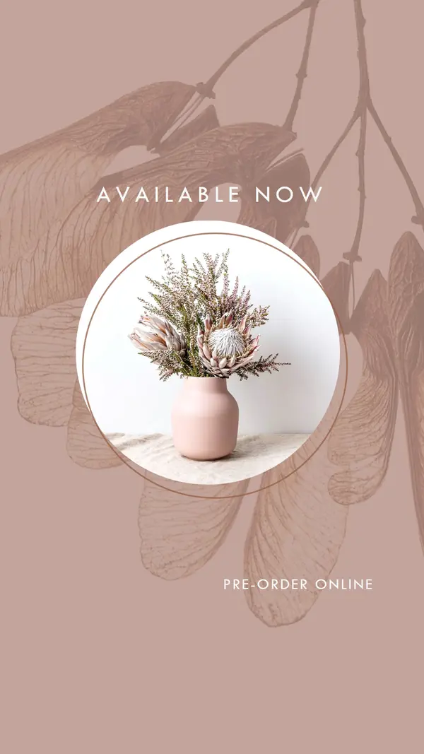 Mauve accents pink organic-simple
