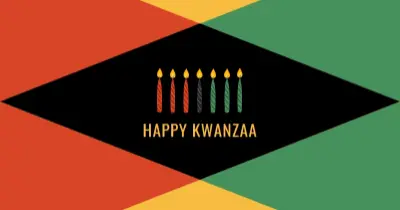 A happy Kwanzaa green modern-geometric-&-linear