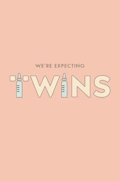 Twin it to win it pink modern-simple