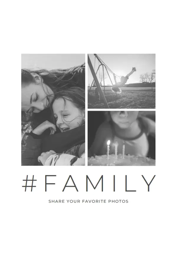 Fam faves black modern-simple