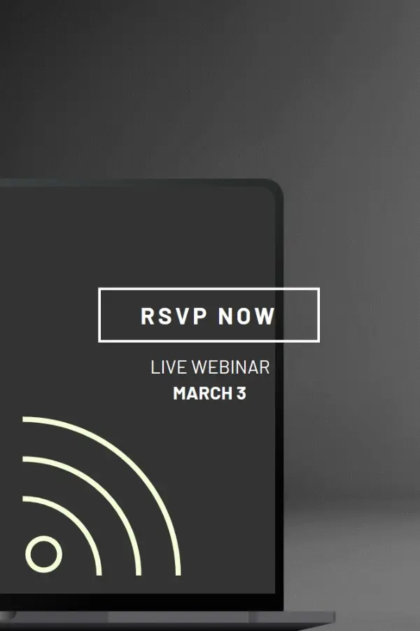 Webinar star black modern-simple