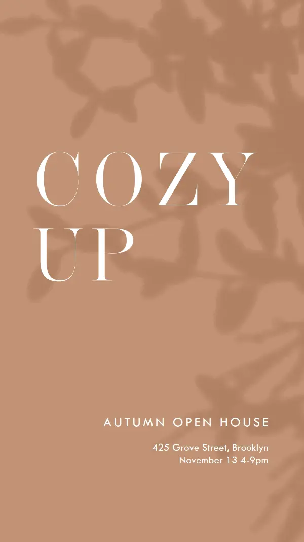 Cozy up brown modern-simple