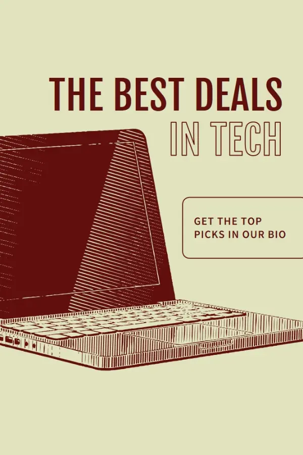 Big tech deal green vintage-retro