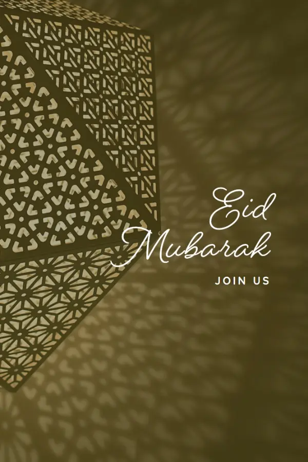 Celebrating Eid brown modern-simple